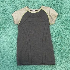 Grey and green kids Ivivva shirt